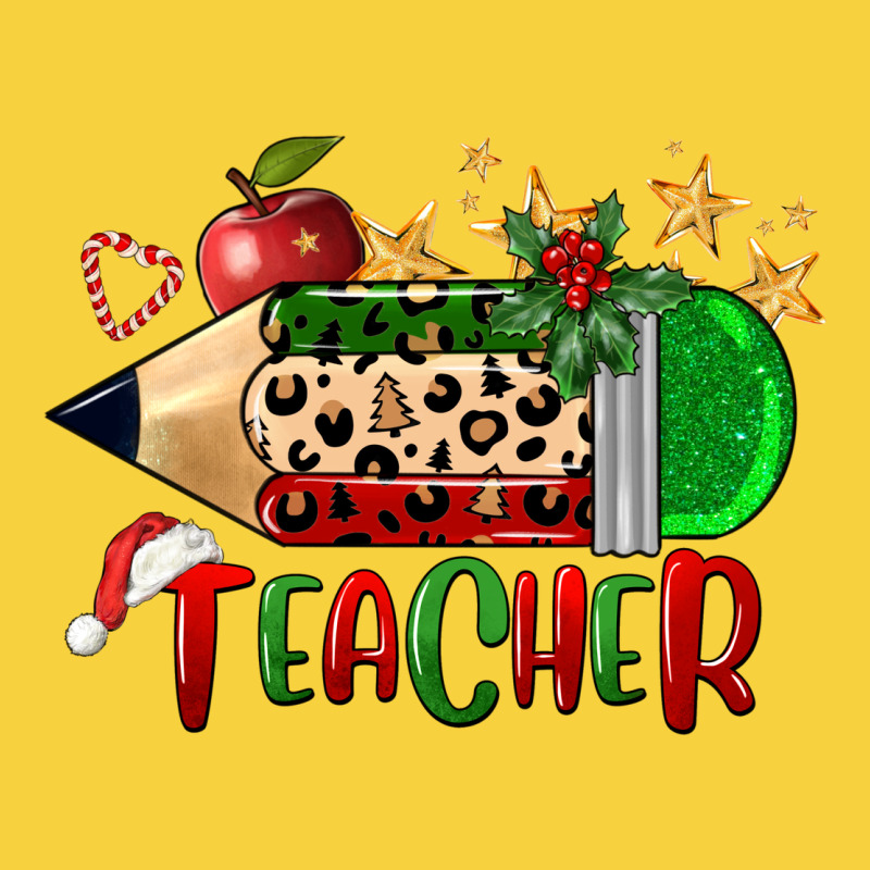 Christmas Teacher Pencil Premium Sweatshirt by FaDigitalArtStudio | Teevron