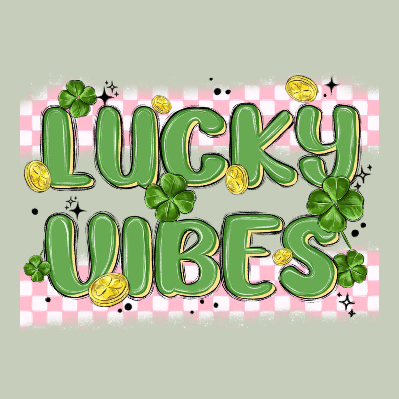 Lucky Vibes Ladies Tee by MaliasSmallBusiness | Teevron