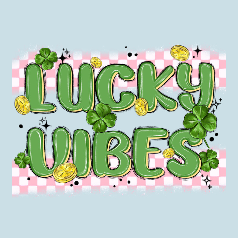 Lucky Vibes Ladies Tee by MaliasSmallBusiness | Teevron
