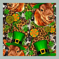 St Patricks  Cow With Candy Heavyweight Hoodie | Teevron