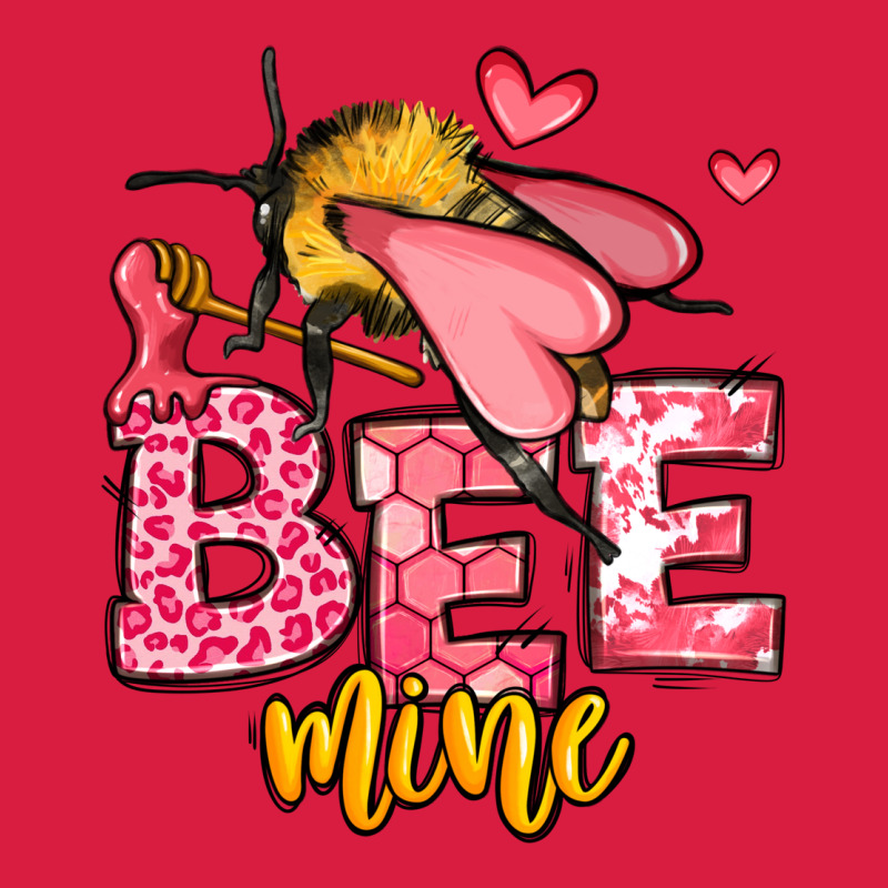 Bee Mine Valentines Day Premium Hoodie by OliviaCreatesArt | Teevron