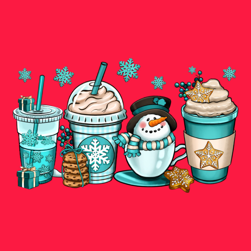 Winter Coffee Cups Zipper Hoodie by OliviaCreatesArt | Teevron
