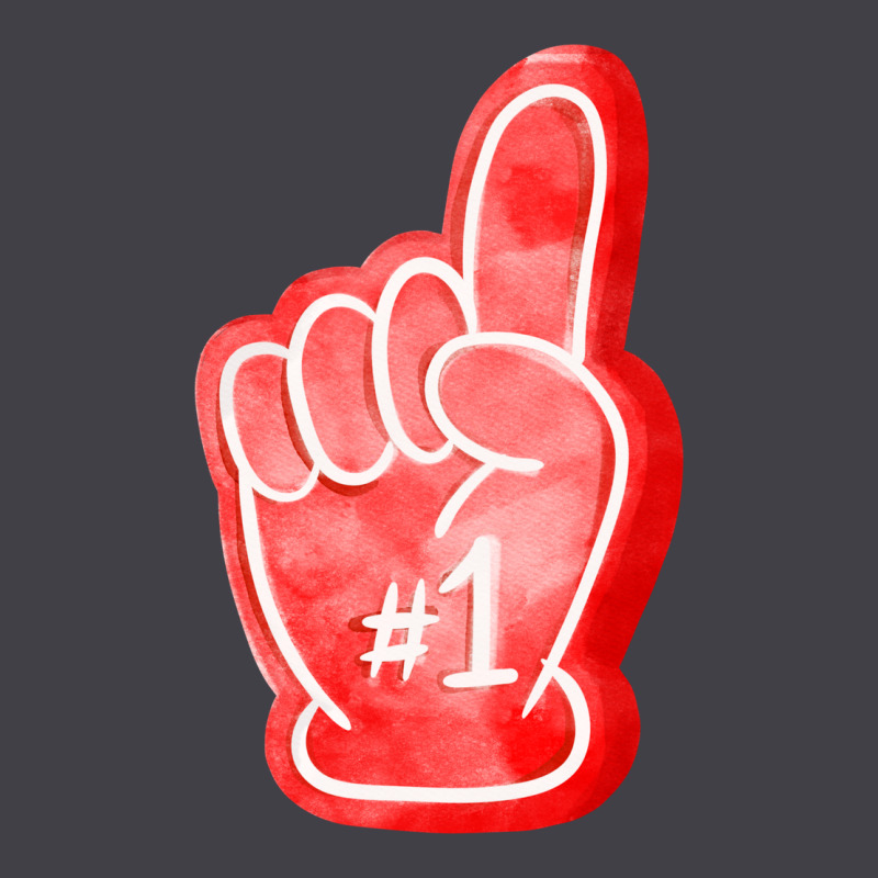 Number One Foam Finger Heavyweight Hoodie by FaDigitalArtStudio | Teevron