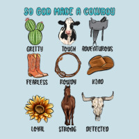 So God Made A Cowboy Ladies Tee | Teevron
