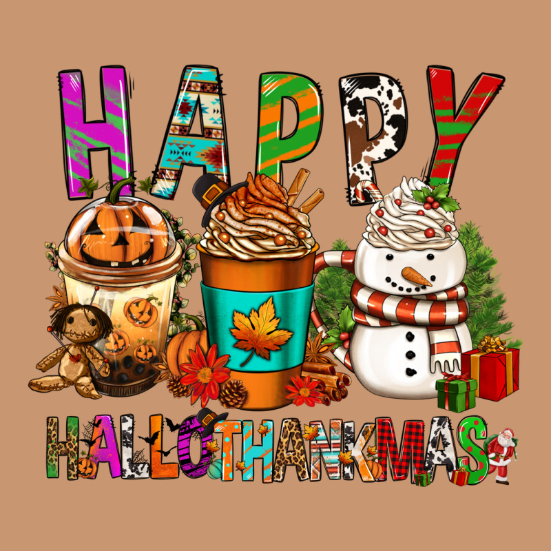 Happy Hallothankmas Coffee Cups Heavyweight Hoodie by FaDigitalArtStudio | Teevron