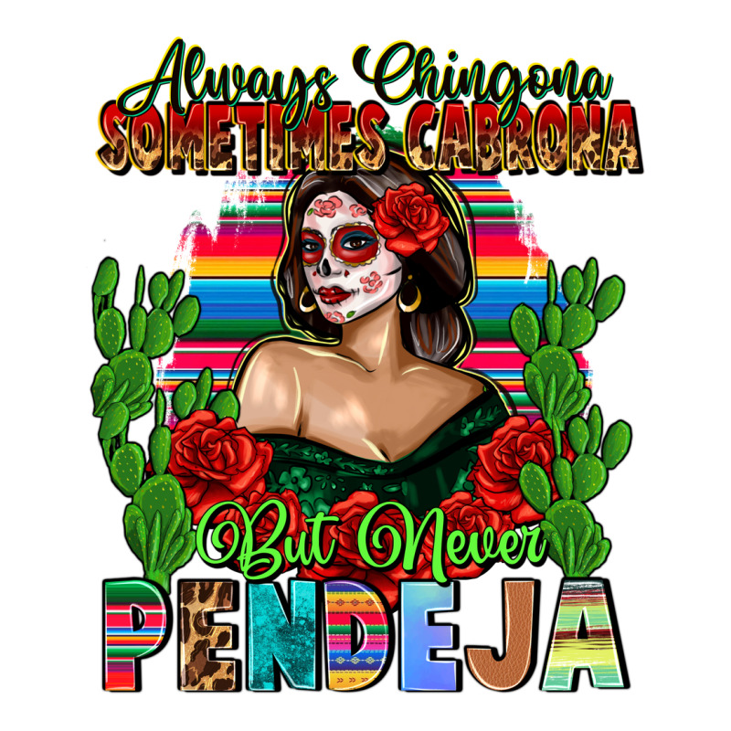 Mexican Chingona Zipper Hoodie by FaDigitalArtStudio | Teevron