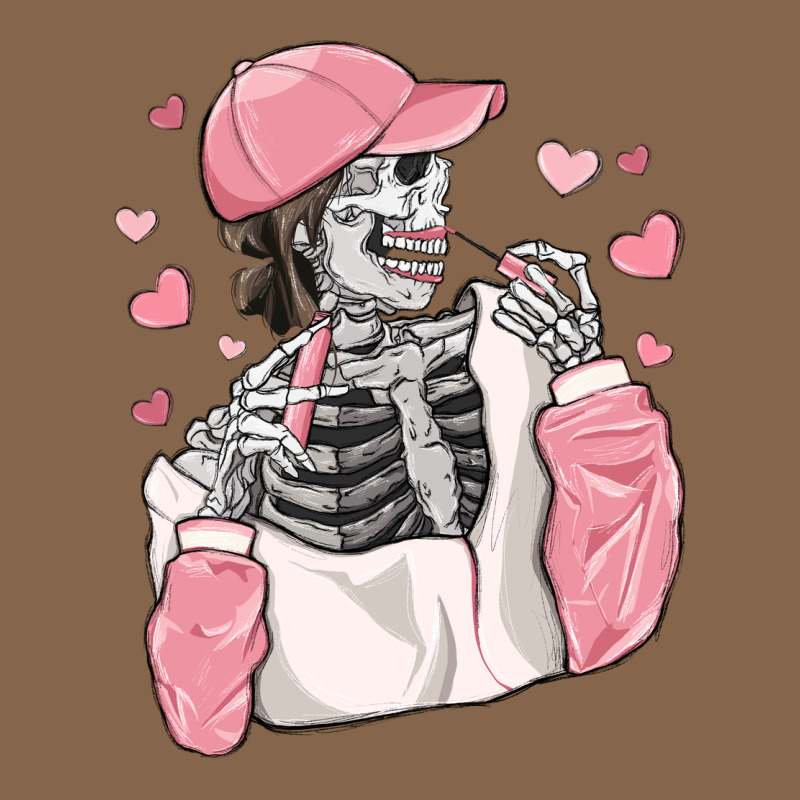 Skeleton Girl Valentine's Day Premium Tee by MaliasSmallBusiness | Teevron