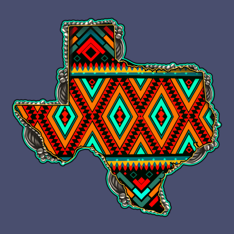 Texas Map With Aztec Background Vintage Tee by JahusDesignShop | Teevron