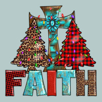 Cross And Christmas Trees Heavy Core Tee | Teevron