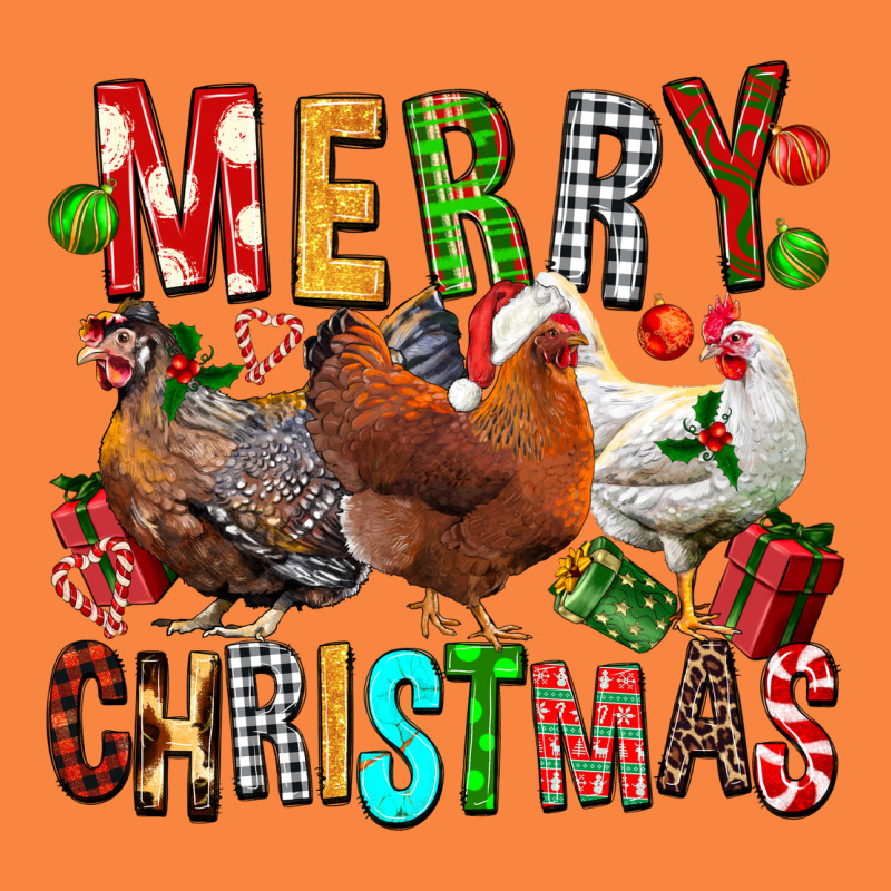 Merry Christmas Chickens Premium Sweatshirt by FaDigitalArtStudio | Teevron