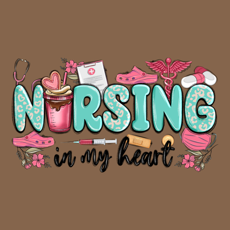 Nursing In My Heart Premium Tee by MaliasSmallBusiness | Teevron