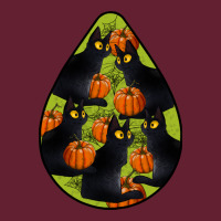 Black Cat Halloween Teardrop Classic Tee | Teevron