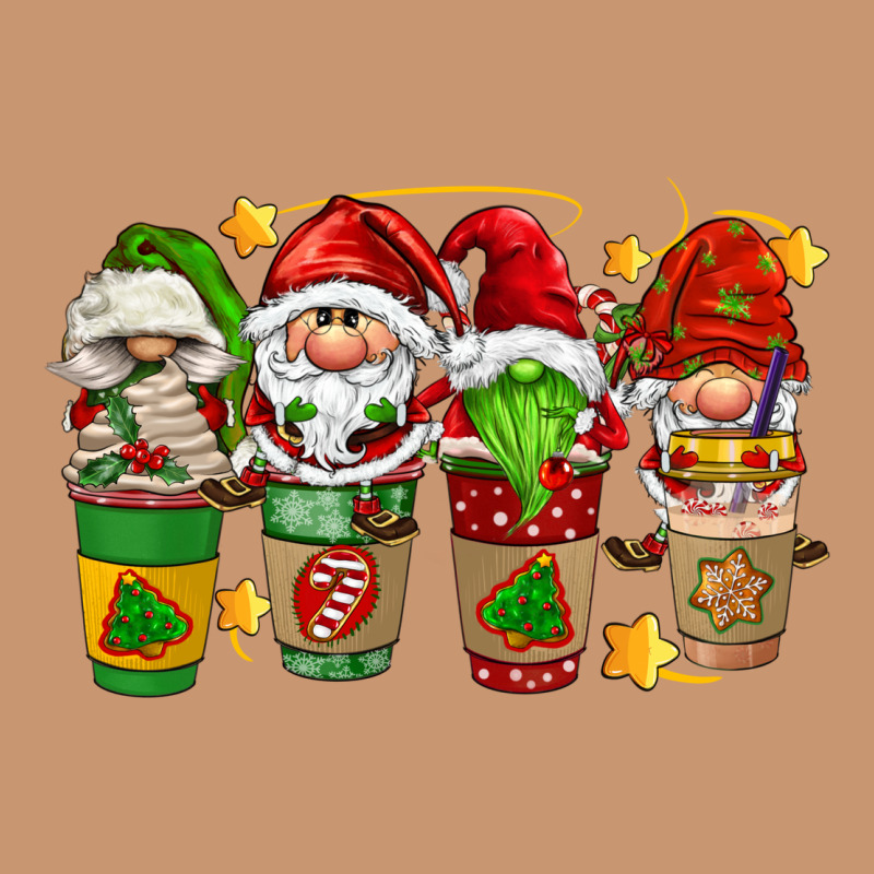 Christmas Coffee Cups Gnomies Heavyweight Hoodie by FaDigitalArtStudio | Teevron