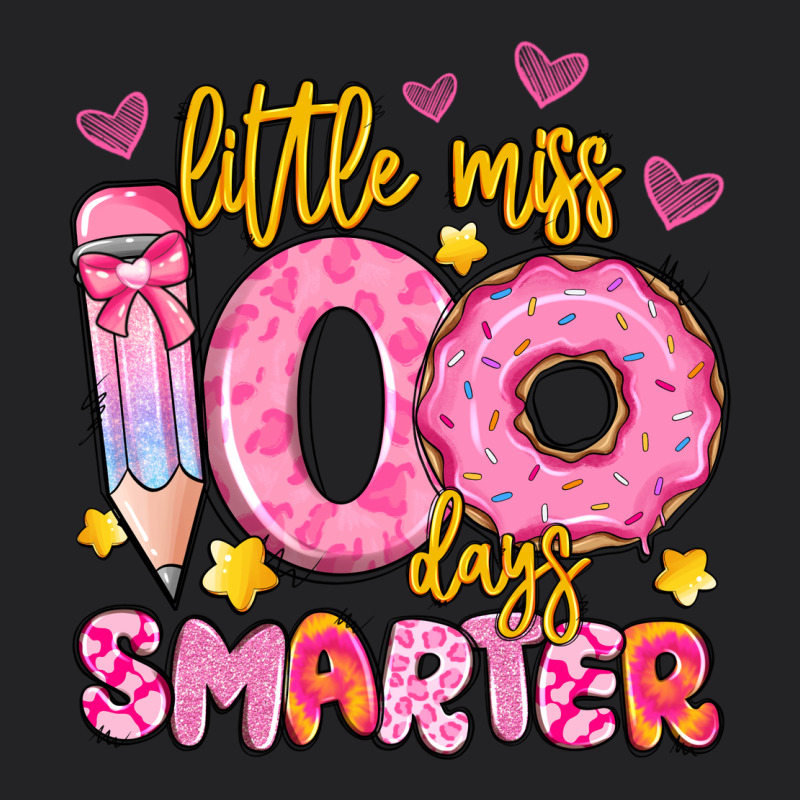 Little Miss 100 Days Smarter Vintage Tee by Artiststas | Teevron