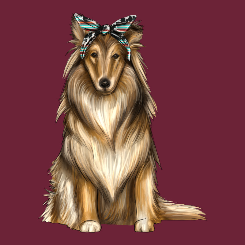 Collie With Bandanna Long Sleeve Tee by texasbilliewilder | Teevron