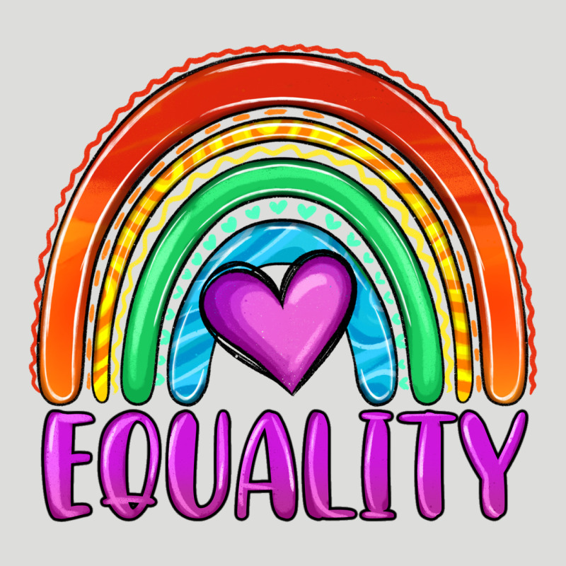 Equality Rainbow Zipper Hoodie by OliviaCreatesArt | Teevron