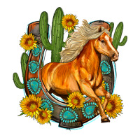 western horse cactus sunflowers horseshoe | Teevron