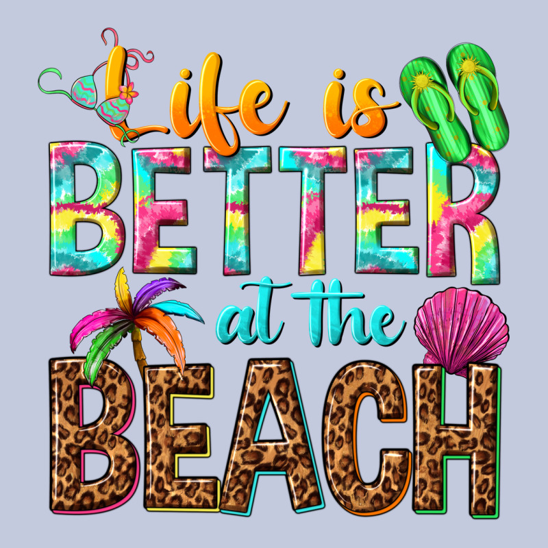 Life Is Better At The Beach Long Sleeve Tee by NancyCooperArtShop | Teevron