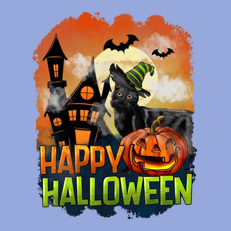 Happy Halloween With Black Cat Classic Tee by LillyAllenDesigns | Teevron