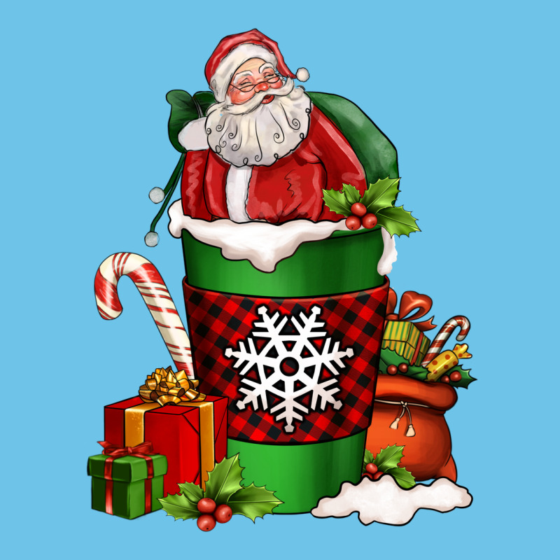 Christmas Santa Claus Coffee Cup Premium Sweatshirt by FaDigitalArtStudio | Teevron