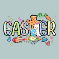 Easter Cross With Bunny Heavy Core Tee | Teevron