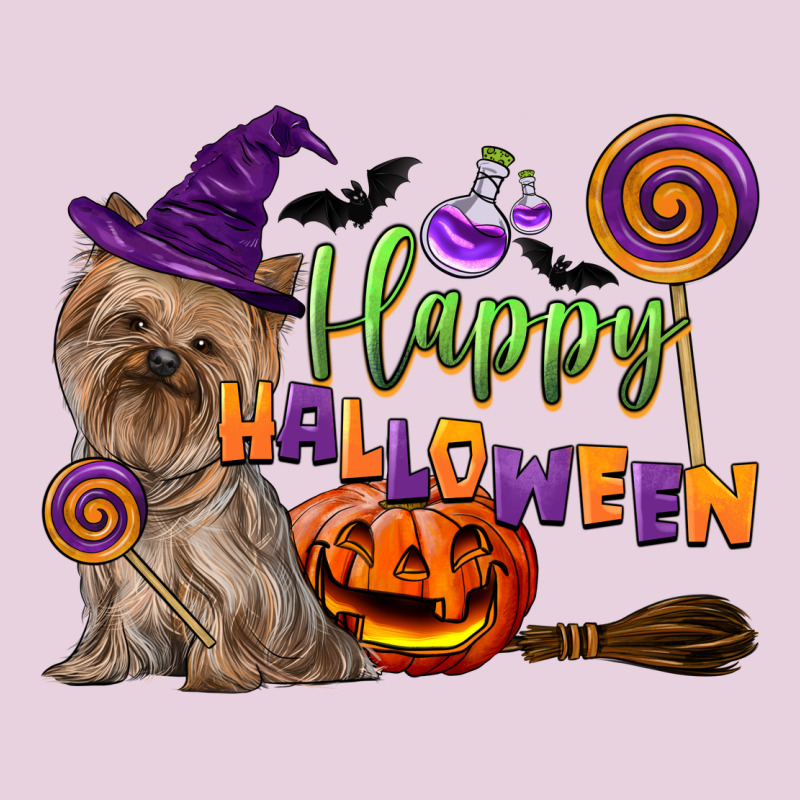 Happy Halloween With Yorkshire Terrier Dog Classic Tee by LillyAllenDesigns | Teevron