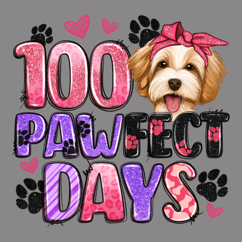 100 Pawfect Days Vintage Tee by Artiststas | Teevron