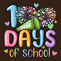 100 Days Of School Cheer Heavy Core Tee | Teevron