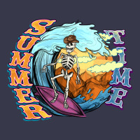 Summer Time Skeleton Surfing Long Sleeve Tee | Teevron