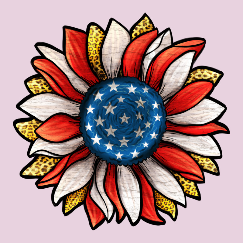 Patriotic Sunflower Ladies Tee by Jasminsmagicworld | Teevron