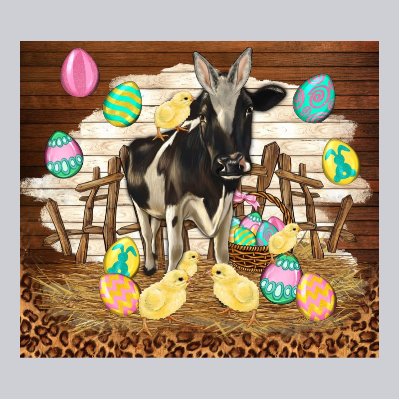 Cow And Chick Easter Heavyweight Sweatshirt by TumblerDesignByShophia | Teevron