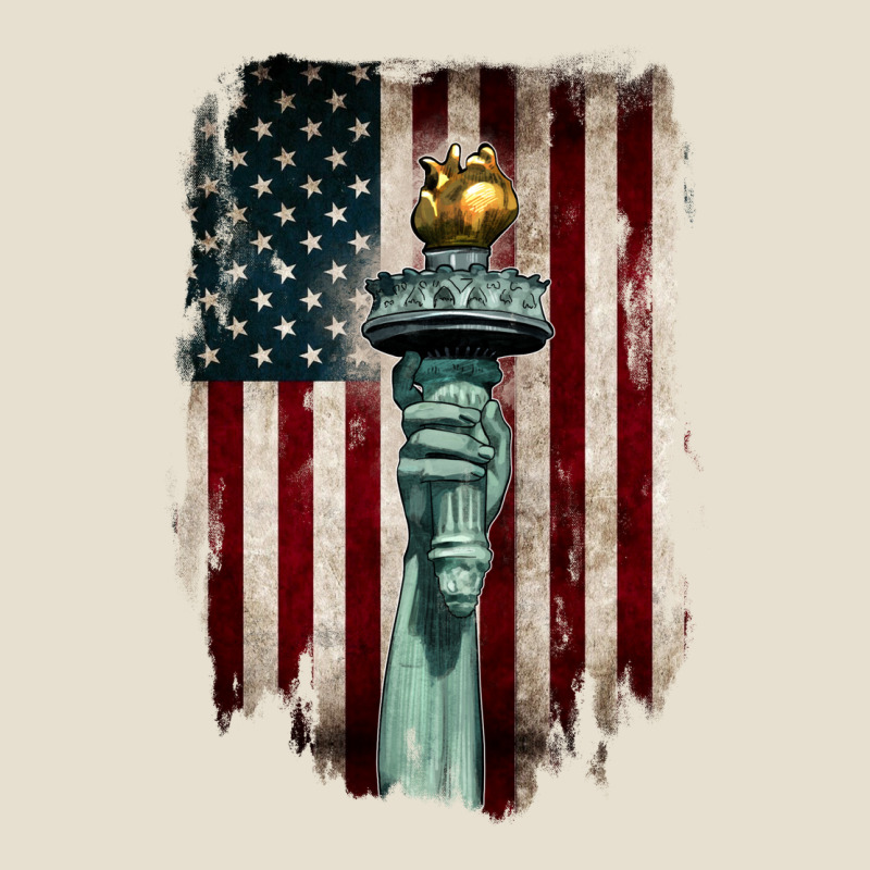 Statue Of Liberty Torch Urban Heavy Tee by BarkalooDesign | Teevron