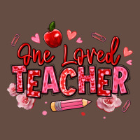 One Loved Teacher Afro Messy Bun Long Sleeve Tee | Teevron