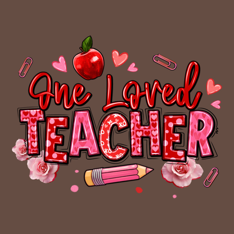 One Loved Teacher Afro Messy Bun Long Sleeve Tee by texasbilliewilder | Teevron