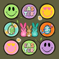 Easter Day Smiley Faces Vintage Tee | Teevron