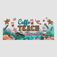 Coffe Teach Repeat Libbey Glass Premium Sweatshirt | Teevron