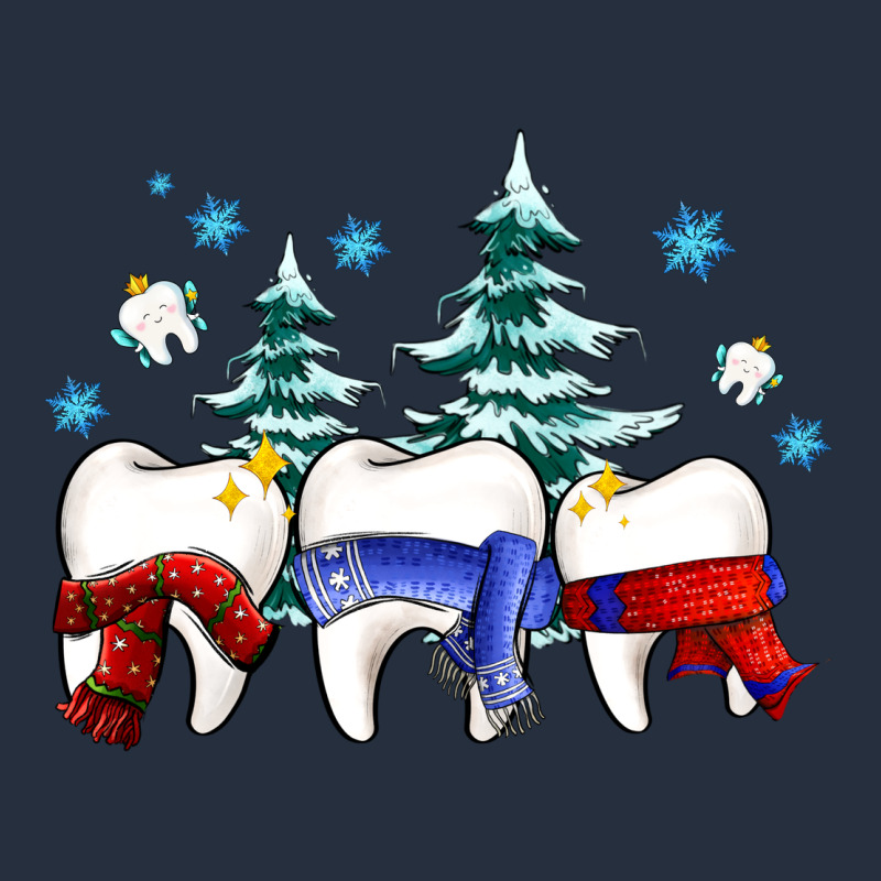 Dental Christmas Tree Teeth And Winter Ado Zipper Hoodie by OliviaCreatesArt | Teevron