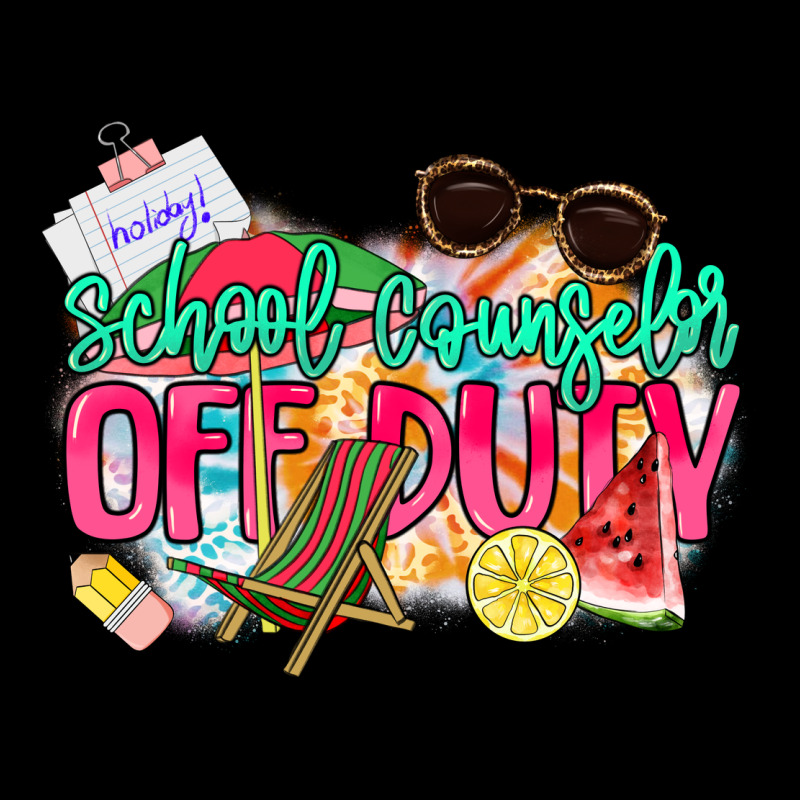 School Counselor Off Duty Long Sleeve Tee by NancyCooperArtShop | Teevron