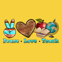 Peace Love Teach Premium Sweatshirt | Teevron