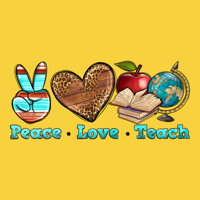 Peace Love Teach Premium Sweatshirt by BundleAndBundleShop | Teevron
