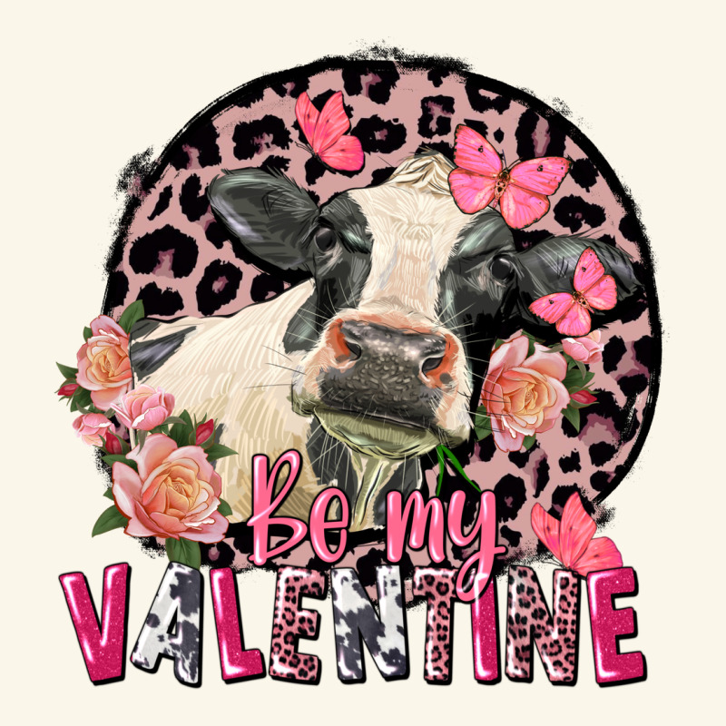 Be My Valentine Holstein Cow Valentine's Day Premium Hoodie by FaDigitalArtStudio | Teevron