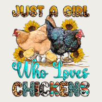 Just A Girl Who Loves Chickens Zipper Hoodie | Teevron