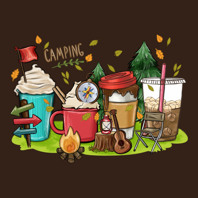 Camp Coffee Drink Heavy Core Tee by MaliasSmallBusiness | Teevron