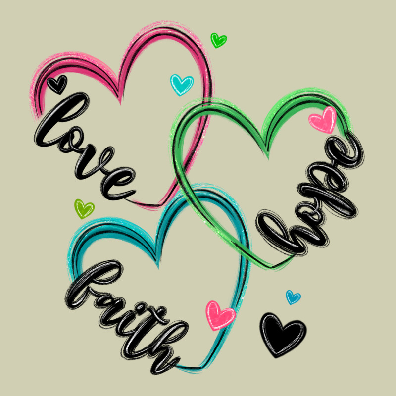 Faith Hope Love Heavy Core Tee by MaliasSmallBusiness | Teevron