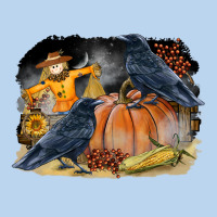 Fall Background With Crow Classic Tee | Teevron