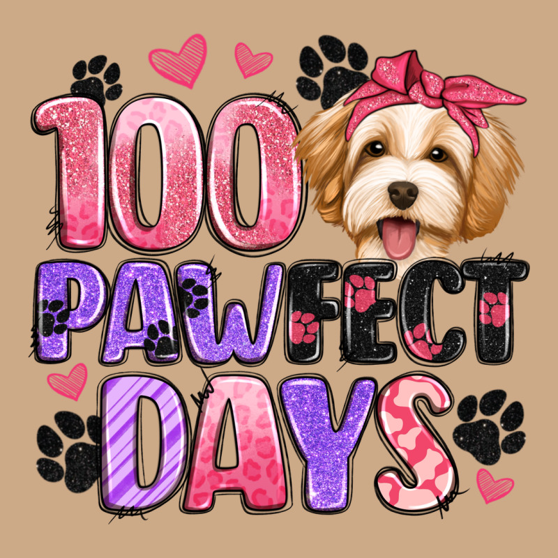 100 Pawfect Days Vintage Hoodie by Artiststas | Teevron