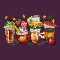 School Bus Coffee Cups Long Sleeve Tee | Teevron