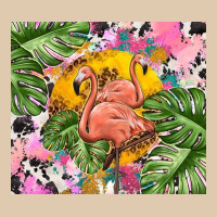 Flamingo With Leopard Heavyweight Sweatshirt | Teevron