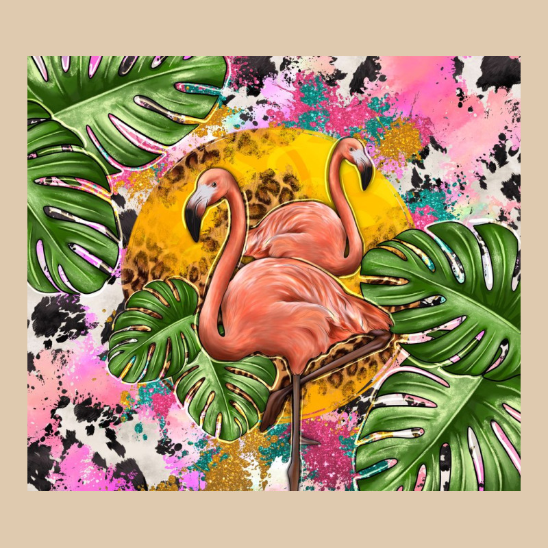 Flamingo With Leopard Heavyweight Sweatshirt by TumblerDesignByShophia | Teevron