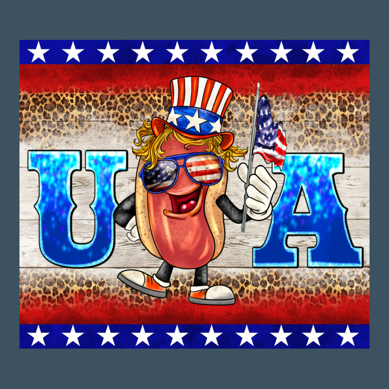 Usa Hot Dog Urban Heavy Tee by BarkalooDesign | Teevron